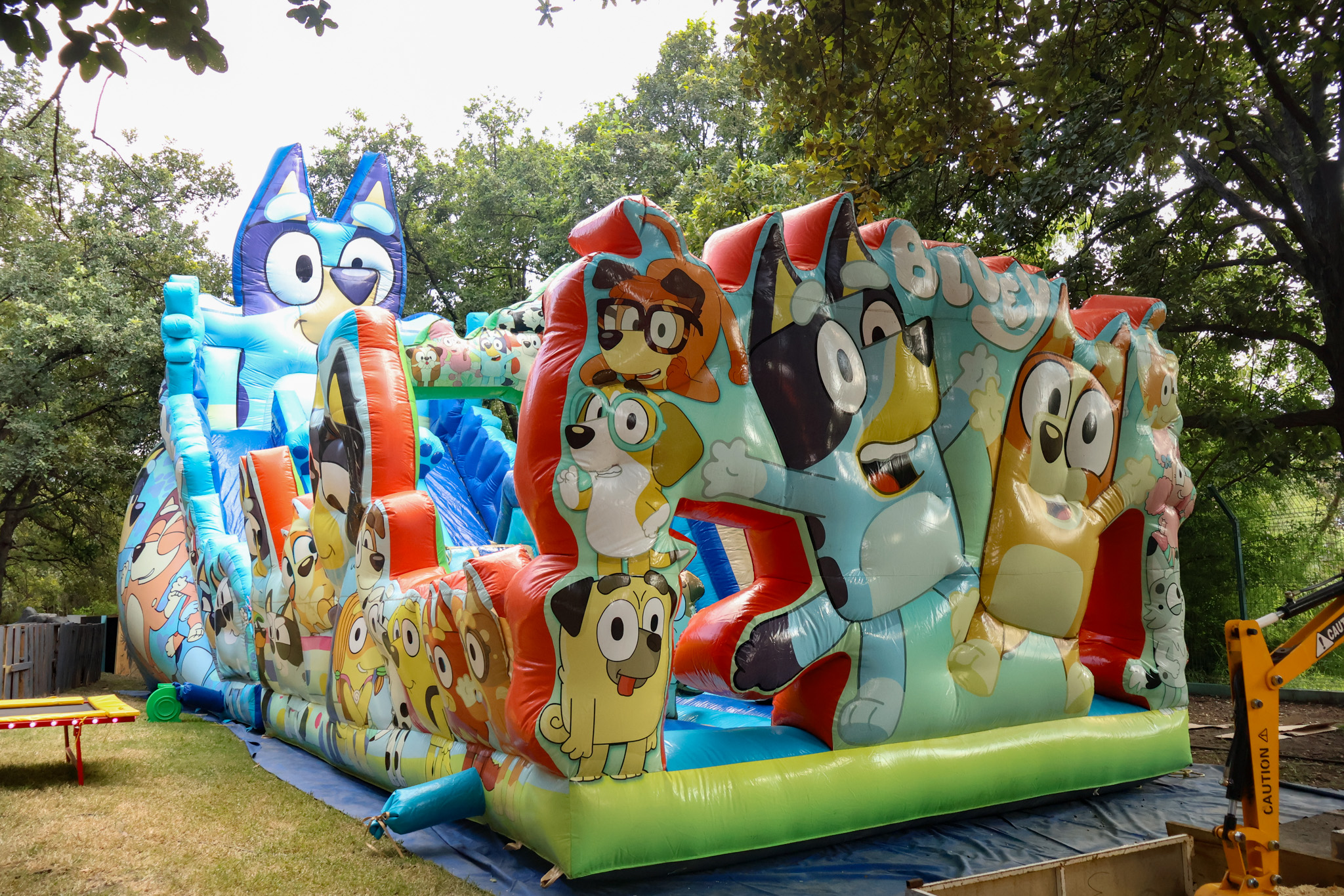 Inflables en el Parque de las Calabazas