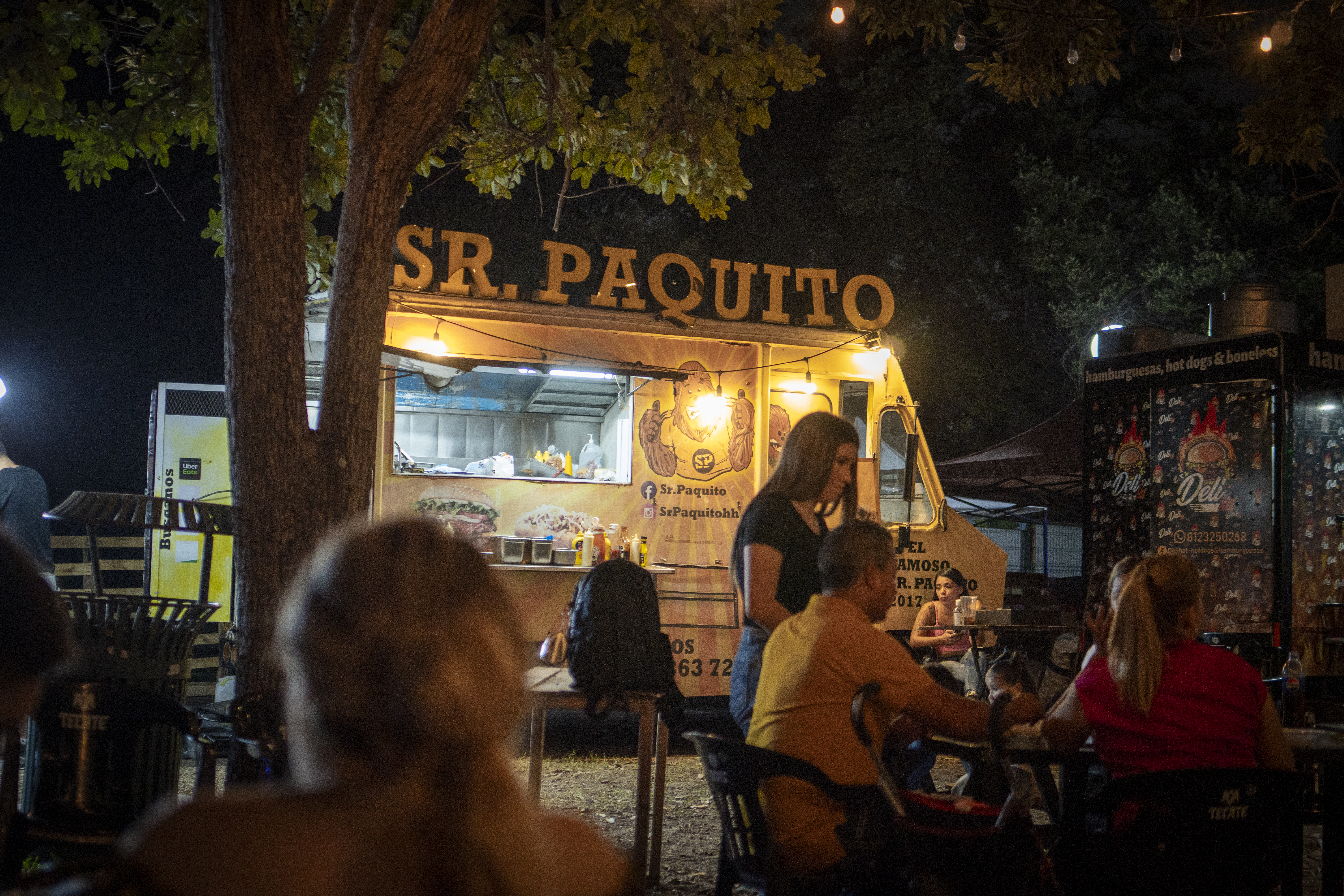 Zona Foodtrucks en el Parque de las Calabazas